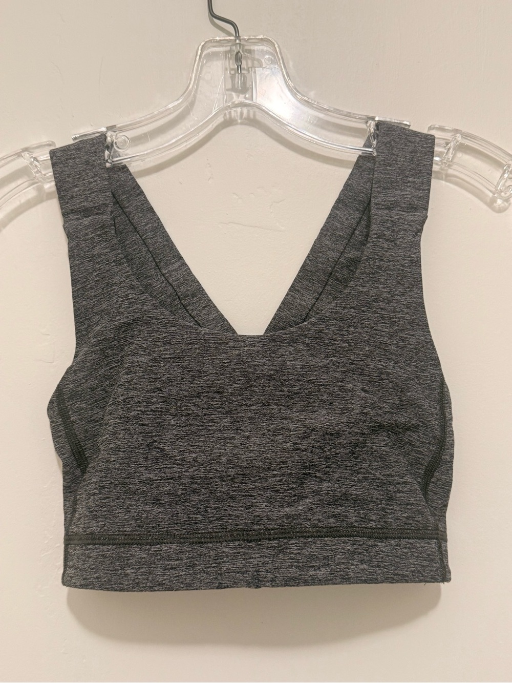 Vintage Lululemon 6 grey Push ur limits/cross my heart sports bra - full support